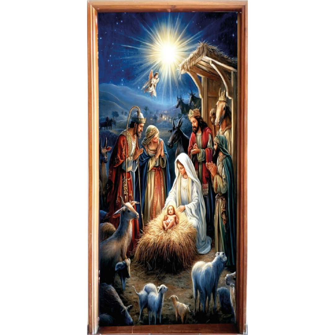 Fundas Navideñas de Alta Calidad para Puertas - Diseño Exclusivo