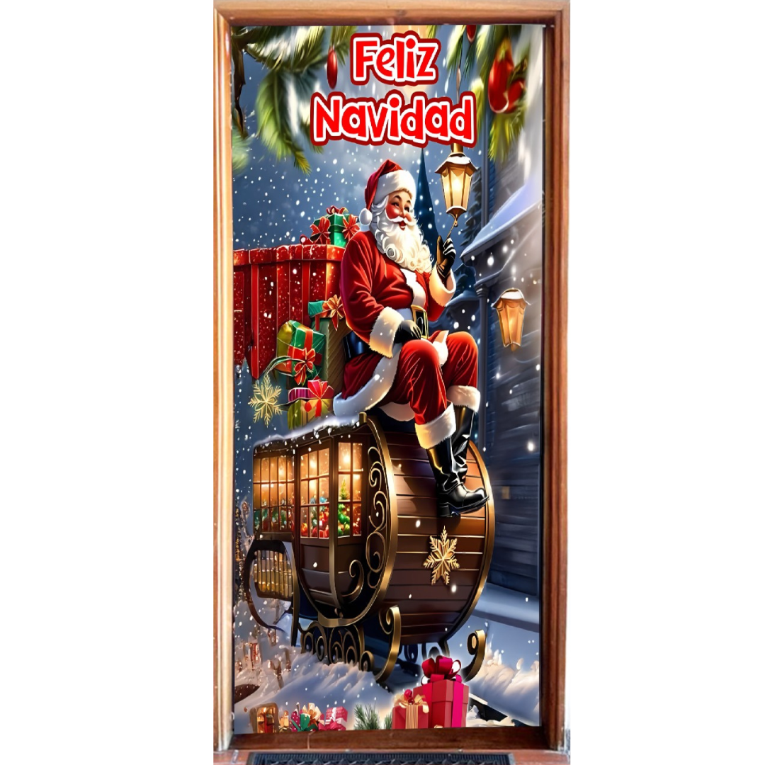 Fundas Navideñas de Alta Calidad para Puertas - Diseño Exclusivo